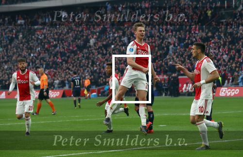 Amsterdam, 31 Maart 2019 AJAX-PSV, eindstand 3-1
Frenkie de Jong