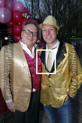 Bloemendaal 13 april 2019
Afscheidsfeest voor Hans Klok die naar Las Vegas gaat verhuizen. Frits Huffnagel met een kennis