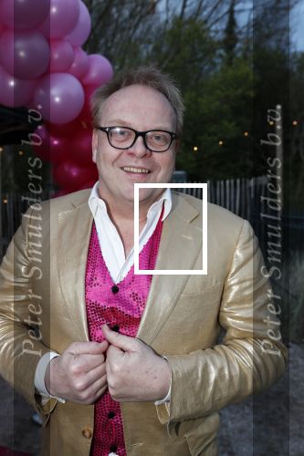 Bloemendaal 13 april 2019
Afscheidsfeest voor Hans Klok die naar Las Vegas gaat verhuizen. Frits Huffnagel met een kennis