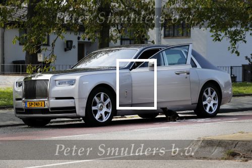Amsterdam 14 april 2019
Gerard Spong met zijn hondje en zijn nieuwe Rolls Royce.