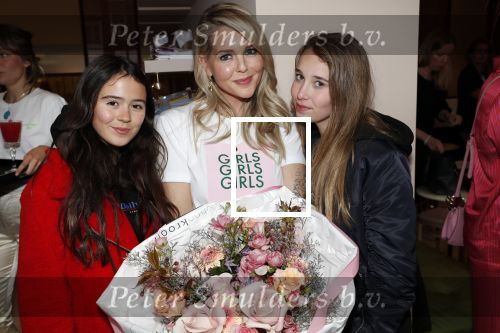 Amsterdam 12 april 2019
Opening winkel van Chantal Janzen &C op de van Woustraat. Chantal met de Girlys