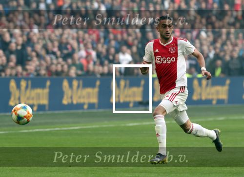Amsterdam, 31 Maart 2019 AJAX-PSV, eindstand 3-1
Hakim Ziyech