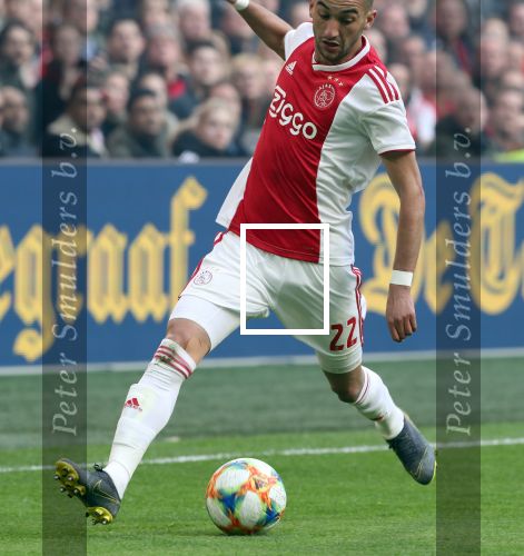 Amsterdam, 31 Maart 2019 AJAX-PSV, eindstand 3-1
Hakim Ziyech