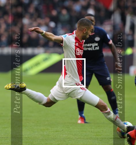 Amsterdam, 31 Maart 2019 AJAX-PSV, eindstand 3-1