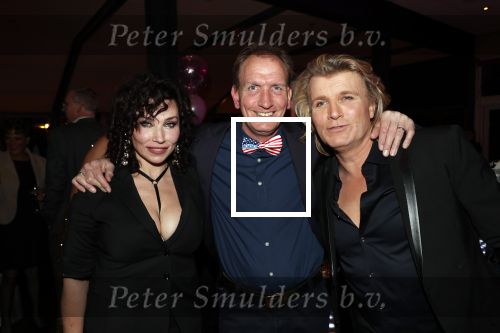 Bloemendaal 13 april 2019
Afscheidsfeest voor Hans Klok die naar Las Vegas gaat verhuizen. Hans Klok met broer Wouter en assistente