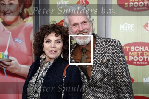 Amsterdam 14 april 2019
Premiere van t schaep met de 5 poten in het deLamar theater. Henriette Tol met haar partner Rob Snoek