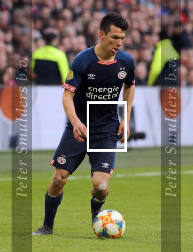 Amsterdam, 31 Maart 2019 AJAX-PSV, eindstand 3-1
Hirving Lozano