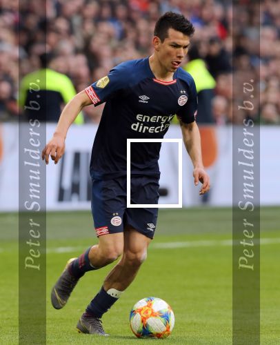 Amsterdam, 31 Maart 2019 AJAX-PSV, eindstand 3-1
Hirving Lozano
