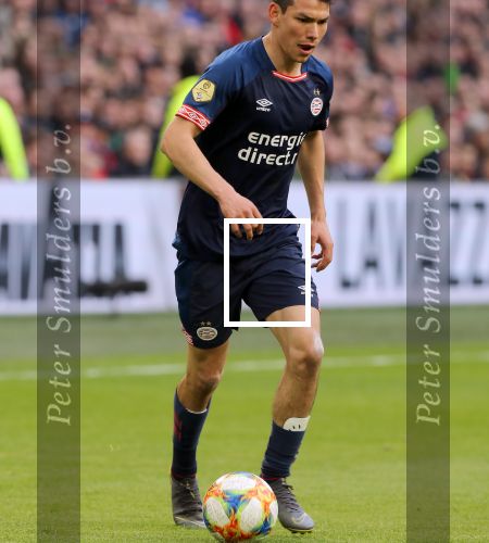 Amsterdam, 31 Maart 2019 AJAX-PSV, eindstand 3-1
Hirving Lozano
