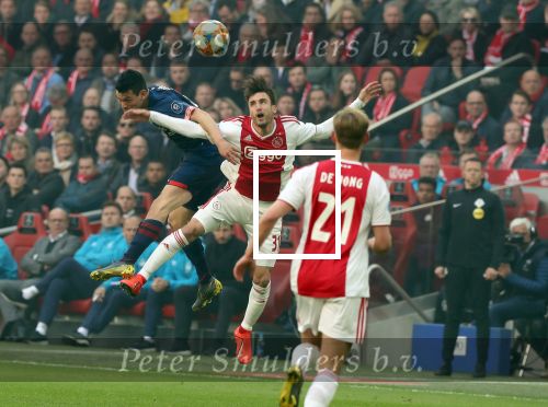 Amsterdam, 31 Maart 2019 AJAX-PSV, eindstand 3-1
Hirving Lozano en Noussair Mazraoui
