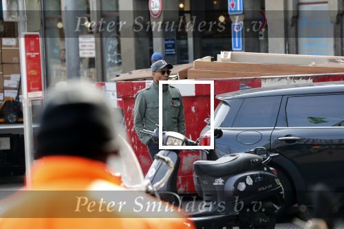 Den Haag 9 april 2019
Humberto tan fluitend op straat onderweg naar Libelle event in Dudok.