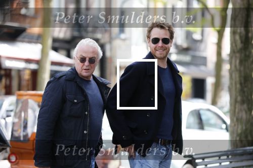 Amsterdam 11 mei 2019
Mark v Eeuwen en Huub Stapel op de cornelis schuytstraat. Ze gaan repeteren voor Flikken Rotterdam.