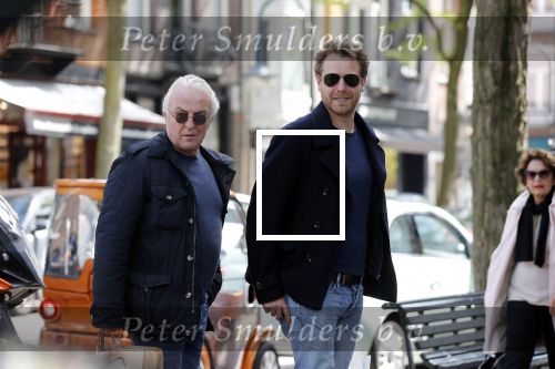 Amsterdam 11 mei 2019
Mark v Eeuwen en Huub Stapel op de cornelis schuytstraat. Ze gaan repeteren voor Flikken Rotterdam.