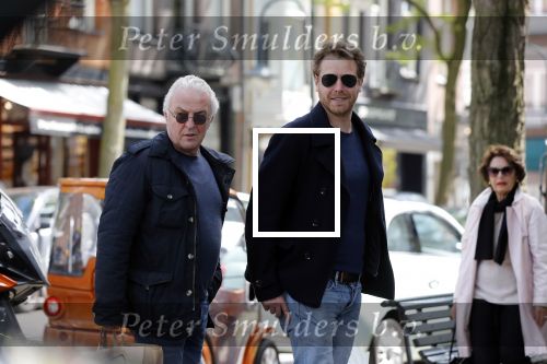Amsterdam 11 mei 2019
Mark v Eeuwen en Huub Stapel op de cornelis schuytstraat. Ze gaan repeteren voor Flikken Rotterdam.