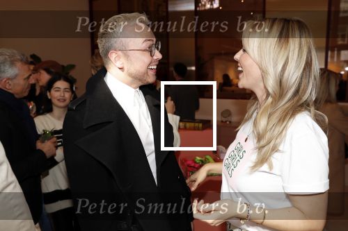 Amsterdam 12 april 2019
Opening winkel van Chantal Janzen &C op de van Woustraat. Chantal met Jamai