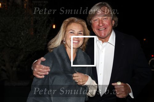 Amsterdam 13 april 2019
Feest van Prins Maurits en Prinses Marilene bij de Supper Club. jan Wieger v d Linden met vrouw