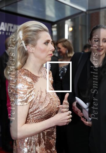 Amsterdam 15 april 2019
Premiere Baantjer in het nieuwe deLamar theater. Jelka v Houten met tatoo