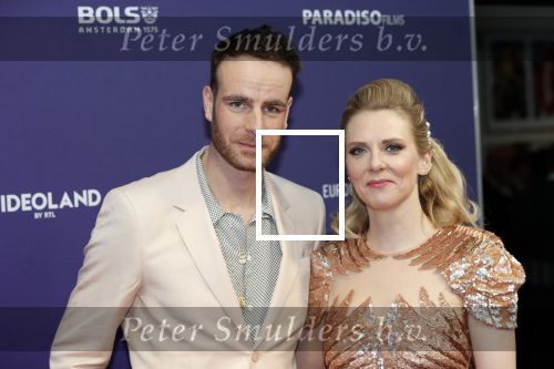 Amsterdam 15 april 2019
Premiere Baantjer in het nieuwe deLamar theater. Jelka v Houten met nieuwe vriend Henry v Loon