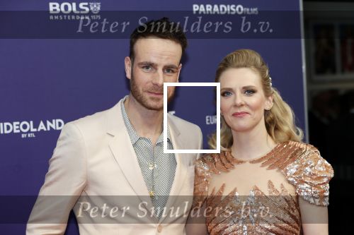 Amsterdam 15 april 2019
Premiere Baantjer in het nieuwe deLamar theater. Jelka v Houten met nieuwe vriend Henry v Loon