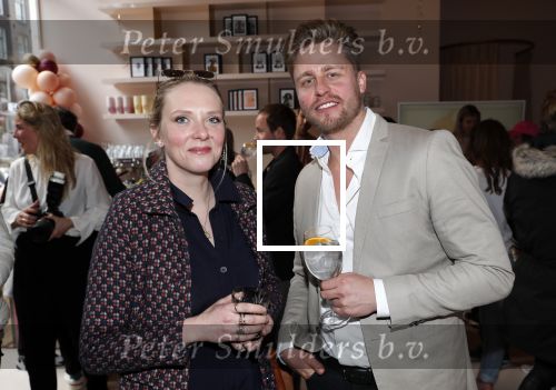 Amsterdam 12 april 2019
Opening winkel van Chantal Janzen &C op de van Woustraat. Jelka v Houten met Joel de Tombe