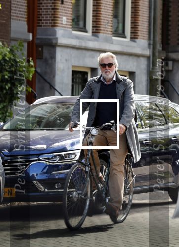 Amsterdam 11 mei 2019
Jeroen Krabbe op de fiets in Amsterdam.
