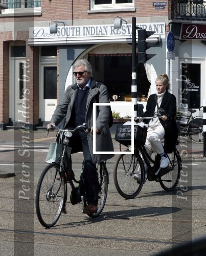 Amsterdam 15 april 2019
Jeroen  Krabbe op de fiets.