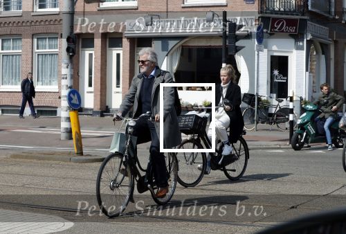 Amsterdam 15 april 2019
Jeroen  Krabbe op de fiets.