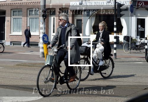 Amsterdam 15 april 2019
Jeroen  Krabbe op de fiets.