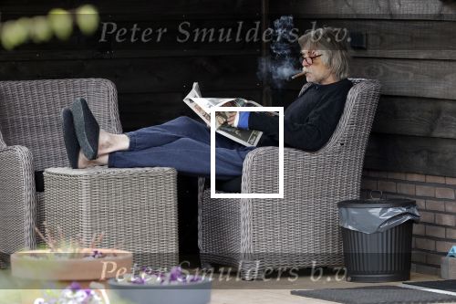 Grolloo 6 april 2019
Johan Derksen in de tuin van zijn huis na zijn ongeluk.