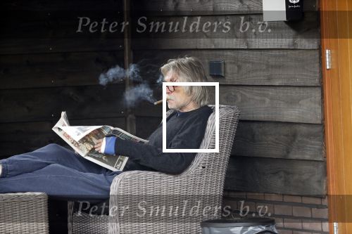 Grolloo 6 april 2019
Johan Derksen in de tuin van zijn huis na zijn ongeluk.