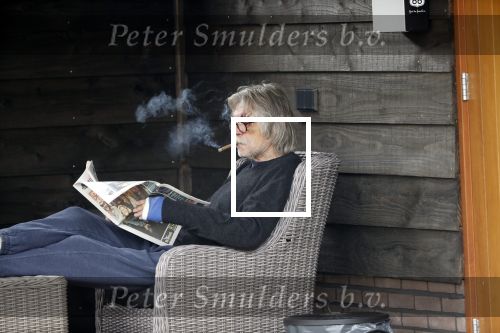 Grolloo 6 april 2019
Johan Derksen in de tuin van zijn huis na zijn ongeluk.