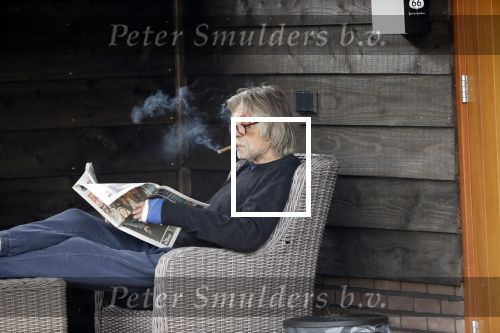 Grolloo 6 april 2019
Johan Derksen in de tuin van zijn huis na zijn ongeluk.