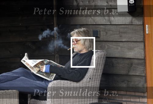 Grolloo 6 april 2019
Johan Derksen in de tuin van zijn huis na zijn ongeluk.