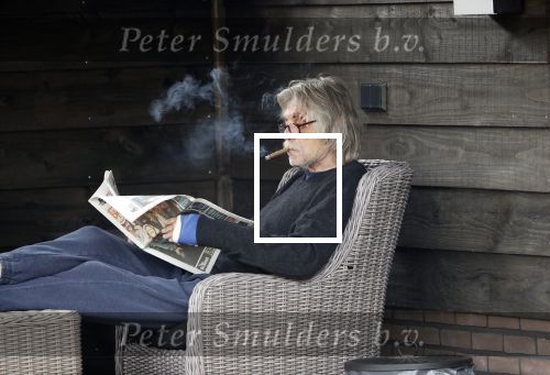 Grolloo 6 april 2019
Johan Derksen in de tuin van zijn huis na zijn ongeluk.