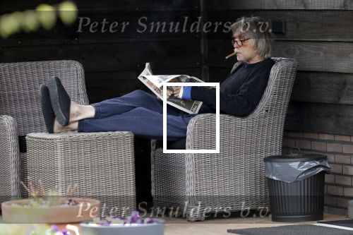 Grolloo 6 april 2019
Johan Derksen in de tuin van zijn huis na zijn ongeluk.