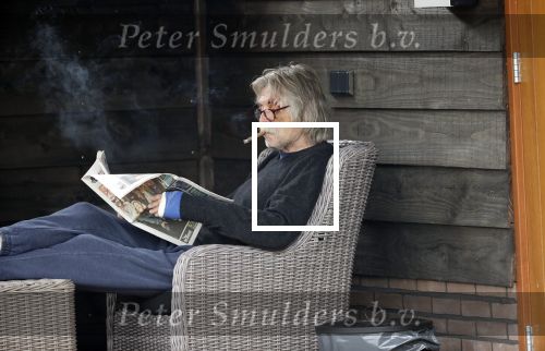 Grolloo 6 april 2019
Johan Derksen in de tuin van zijn huis na zijn ongeluk.