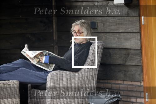 Grolloo 6 april 2019
Johan Derksen in de tuin van zijn huis na zijn ongeluk.