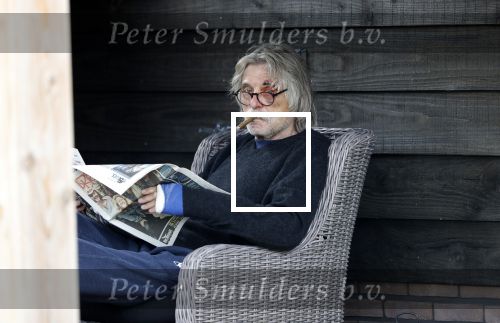 Grolloo 6 april 2019
Johan Derksen in de tuin van zijn huis na zijn ongeluk.
