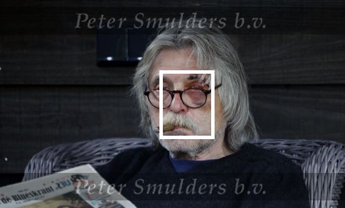 Grolloo 6 april 2019
Johan Derksen in de tuin van zijn huis na zijn ongeluk.