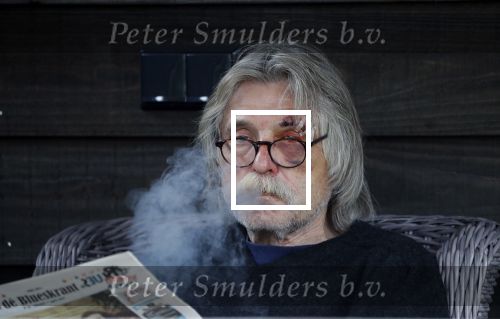 Grolloo 6 april 2019
Johan Derksen in de tuin van zijn huis na zijn ongeluk.