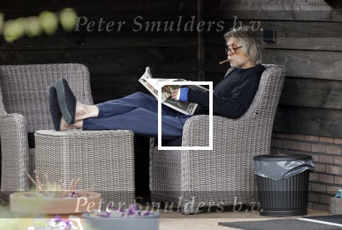 Grolloo 6 april 2019
Johan Derksen in de tuin van zijn huis na zijn ongeluk.
