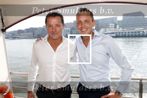 Amsterdam 7 april 2019
John de Bever Sieneke en Marianne Weber op een grote boot met allemaal gasten. John de Bever met partner