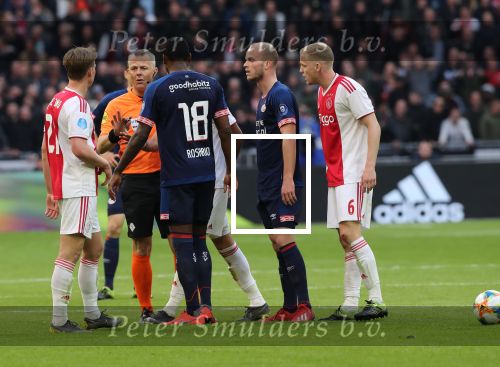 Amsterdam, 31 Maart 2019 AJAX-PSV, eindstand 3-1
Jorrit Hendrix