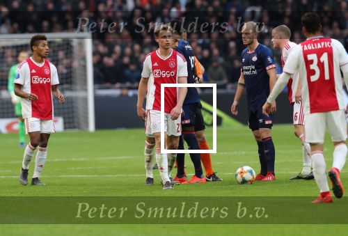 Amsterdam, 31 Maart 2019 AJAX-PSV, eindstand 3-1
Jorrit Hendrix