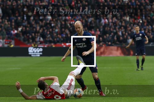 Amsterdam, 31 Maart 2019 AJAX-PSV, eindstand 3-1
Jorrit Hendrix en Dusan Tadic