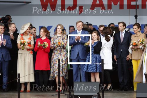 Amersfoort 27 april 2019
Koningsdag in Amersfoort 2019
Koning Willem Alexander met Gezin Koningin Maxima Prinses Amalia Prinses Alexia en Prinses Ariane