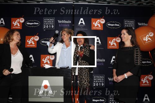 Amsterdam 8 april 2019
Strong women award in het Apollo Hotel. Lucia Rijker win strong women award