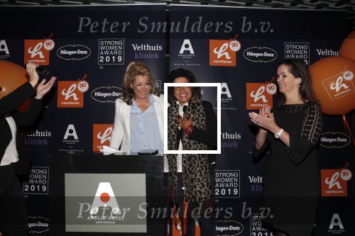 Amsterdam 8 april 2019
Strong women award in het Apollo Hotel. Lucia Rijker win strong women award
