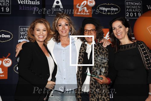 Amsterdam 8 april 2019
Strong women award in het Apollo Hotel. Lucia Rijker win strong women award. Luci met Betty de Groot Annemarie v Gaal en Antje Monteiro
