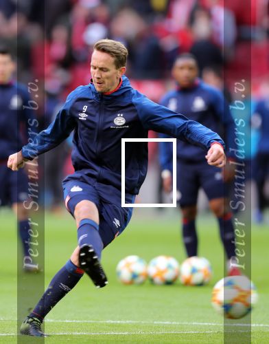 Amsterdam, 31 Maart 2019 AJAX-PSV, eindstand 3-1
Luuk de Jong